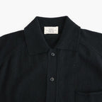 Lightweight All-yak POLO Cardigan #BLACK [NEP-AW2603]