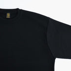 SOLID WOOL SMOOTH CREW NECK #BLACK [BN-26FM-056]