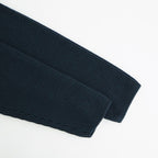 SOLID WOOL RIB POLO ZIP UP CARDIGAN #DARK GREEN×NAVY [BN-25FM-044]