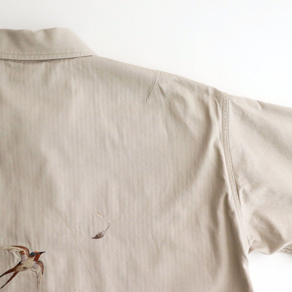 PATINA HERRINGBONE SOUVENIR JACKET #BONE [251OJ-JK16]