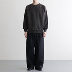 JUMBERCA URAKE FADE COLOR CREW NECK #FADE BROWN [BN-26SM-011]