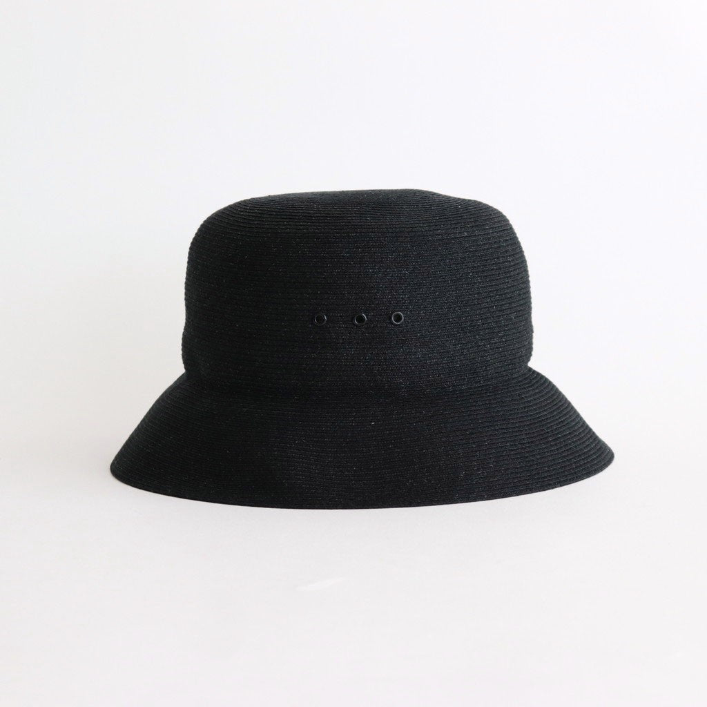 BRAID BUCKET HAT #BLACK [Y01012]