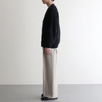 W/Li 2tuck Wide Tapered Trousers #BEIGE [NEP-SS2503M]