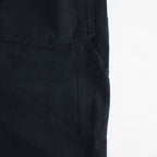 DUCK CLOTH DOUBLE KNEE PAINTER #INK BLACK(FADED) [PMAW-PT06]
