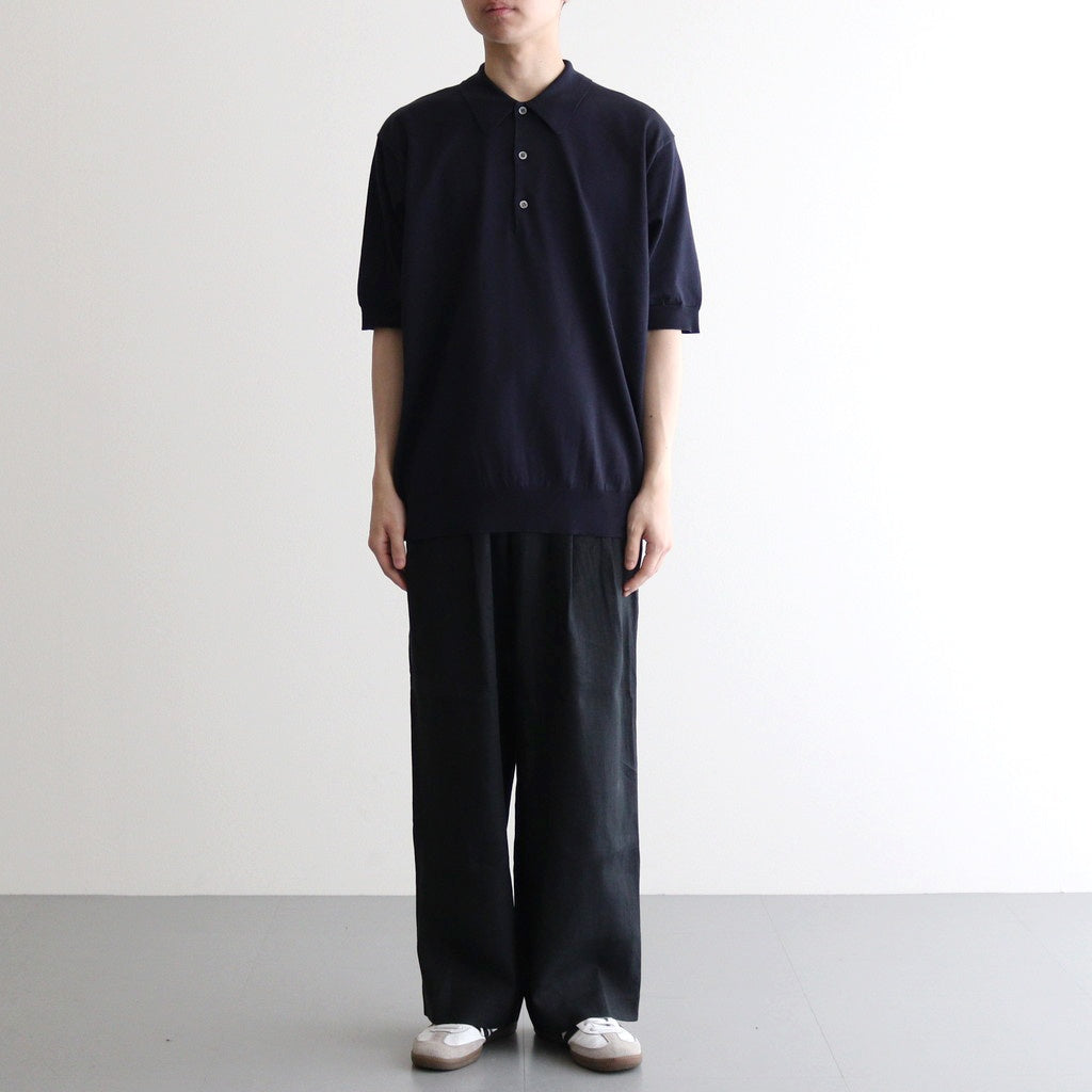 THE SEAISLAND COTTON POLO S/S #NAVY [BN-25SM-057]