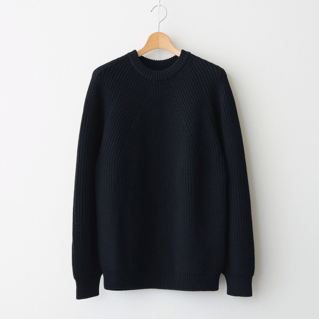 SIGNATURE CREW NECK #BLACK [BN-26FM-047]