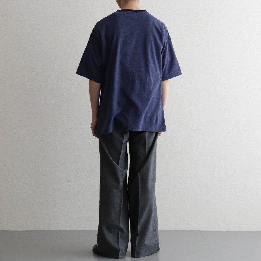 Slub Yarn Cotton２pack Tee #Natural×White / Blue×Navy [NEP-SS2611]