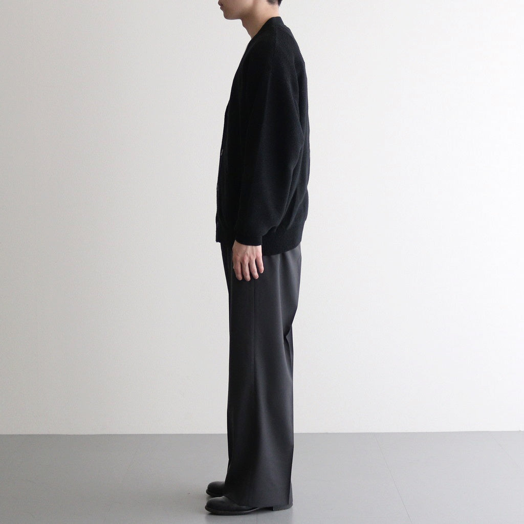 Wool Tuckless Waide Trousers #BROWN GRAY [NEP-SS2502M]