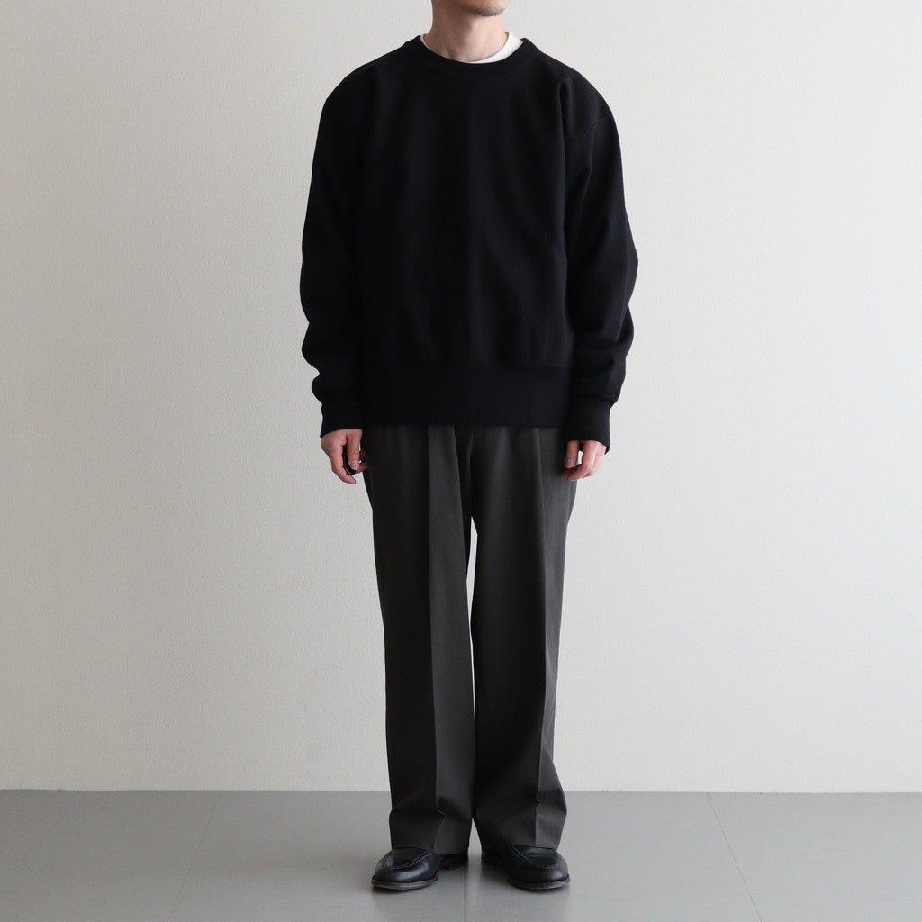 CLASSIC FIT DOUBLE PLEATED TROUSERS #DARK OLIVE [A25A05PT01C]