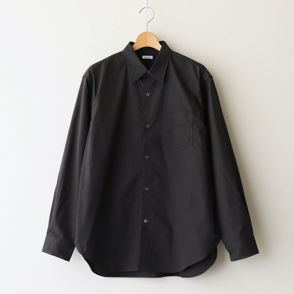 REGULAR COLLAR DRESS SHIRT #CHARCOAL [PM-LS01] - Diffusion 三重県