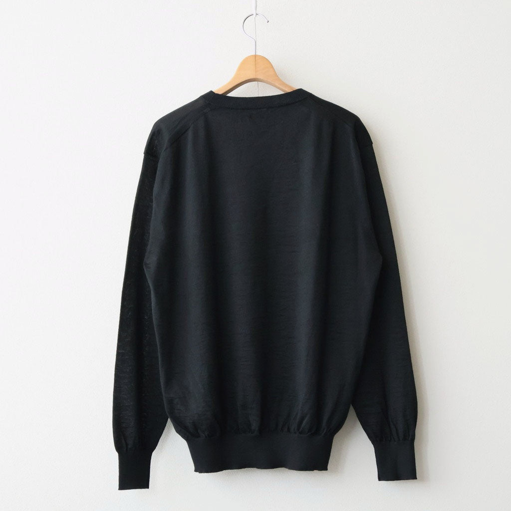 CHOMA CREW NECK #BLACK [BN-26SM-058]