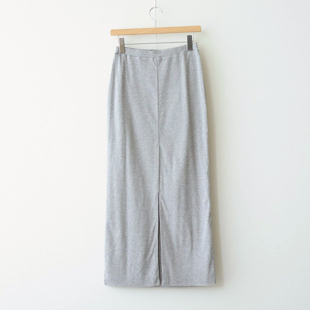 Hard Twist Rib Skirt #HeatherCharcoal [BHSW26S13]