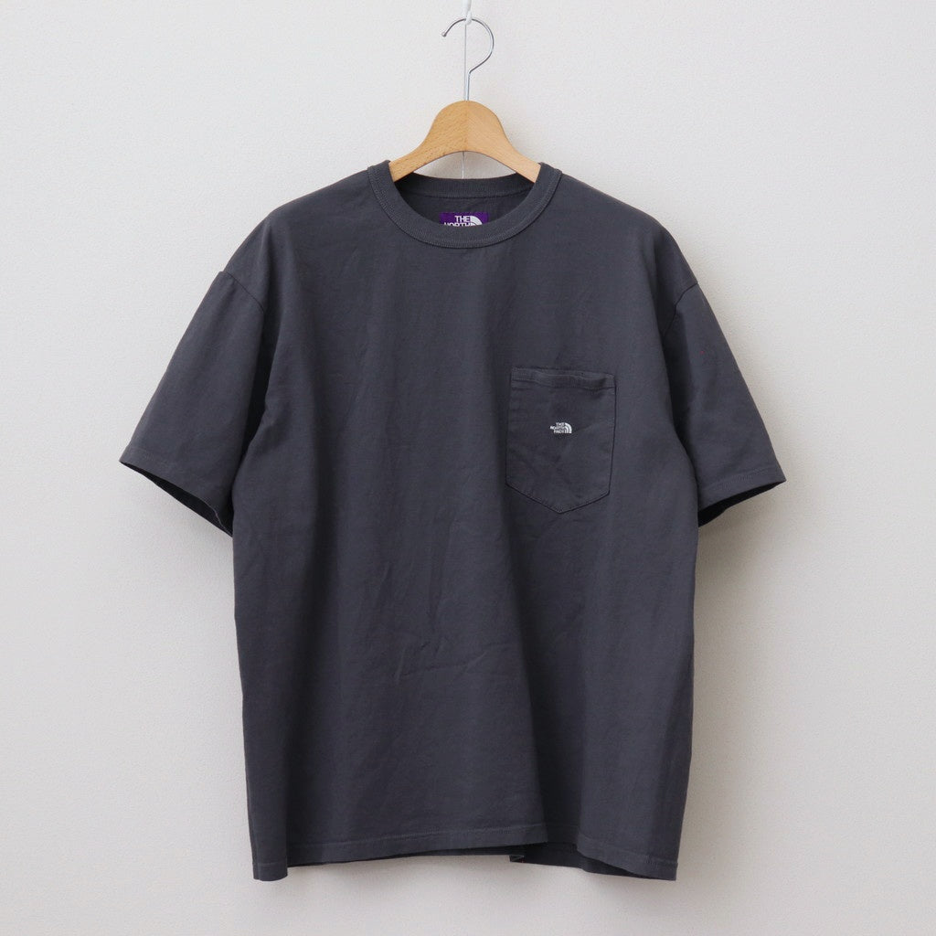 7oz Pocket Tee #Asphalt Gray X Off White [N25SI102]