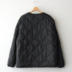 Reversible Down Cardigan #Charcoal [SUAF361]