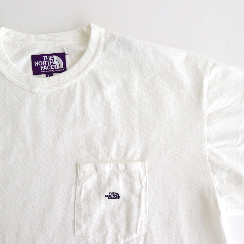 7oz Pocket Tee #Off White X Purple [N25SI102]