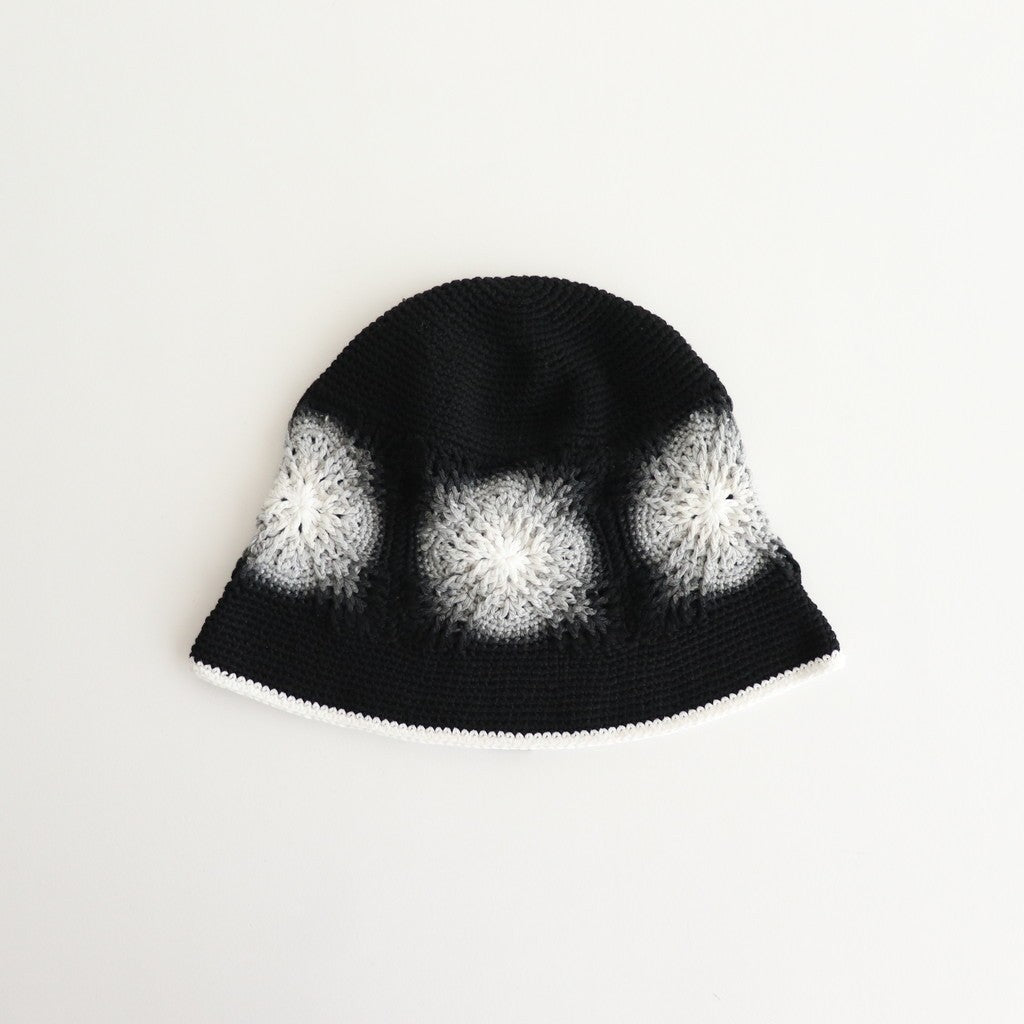 CROCHET HAT-SUNBIRD #BLACK [X01001]