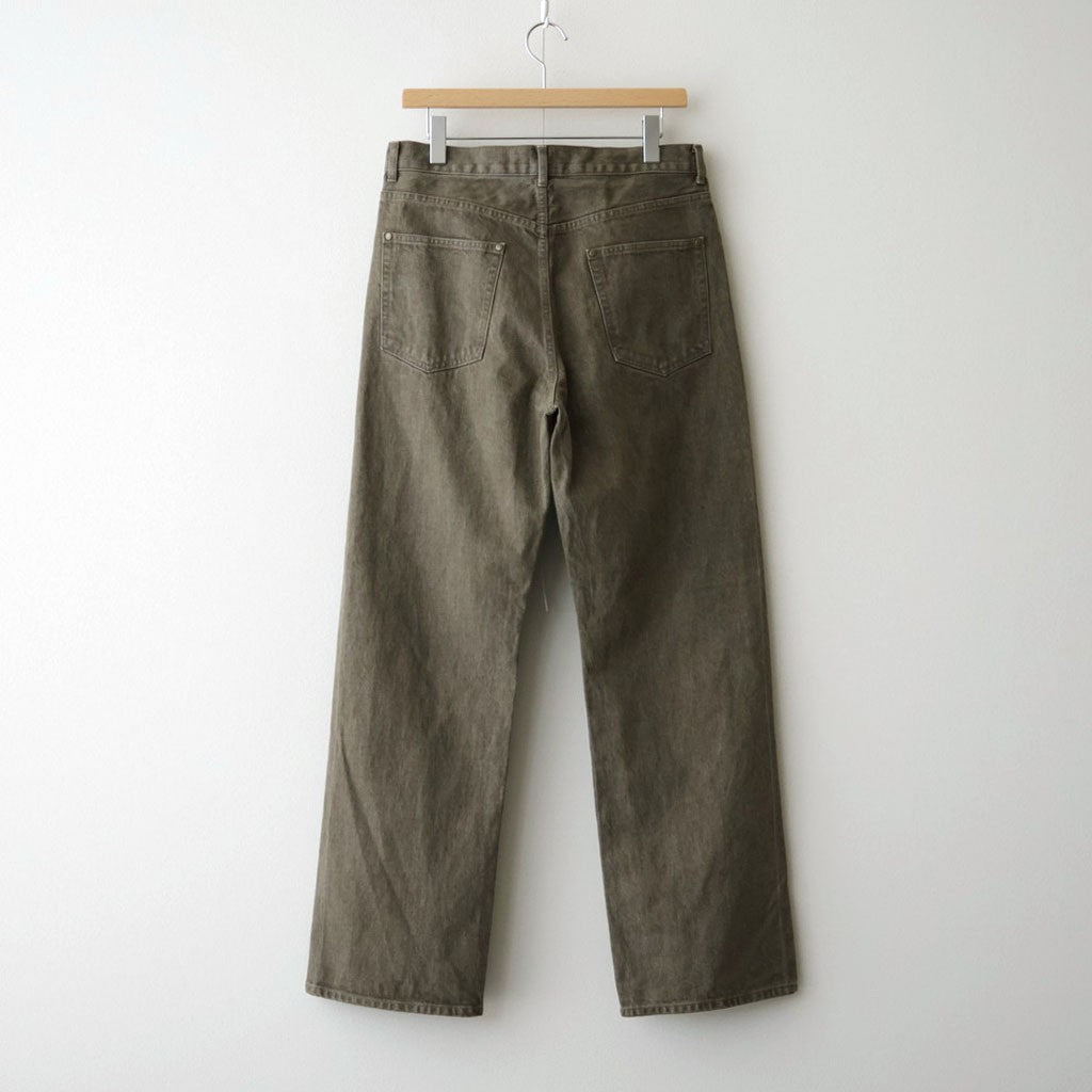 PURE STRAIGHT KHAKI DENIM #KHAKI [26W-BIS-PT05K]