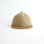 MADRAS CHECK CAP - DANNYBOY #MUSTARD [Z01004]