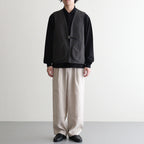 POPLIN CLOTH HUNTING VEST #FADED CHARCOAL [PMAV-VT01]