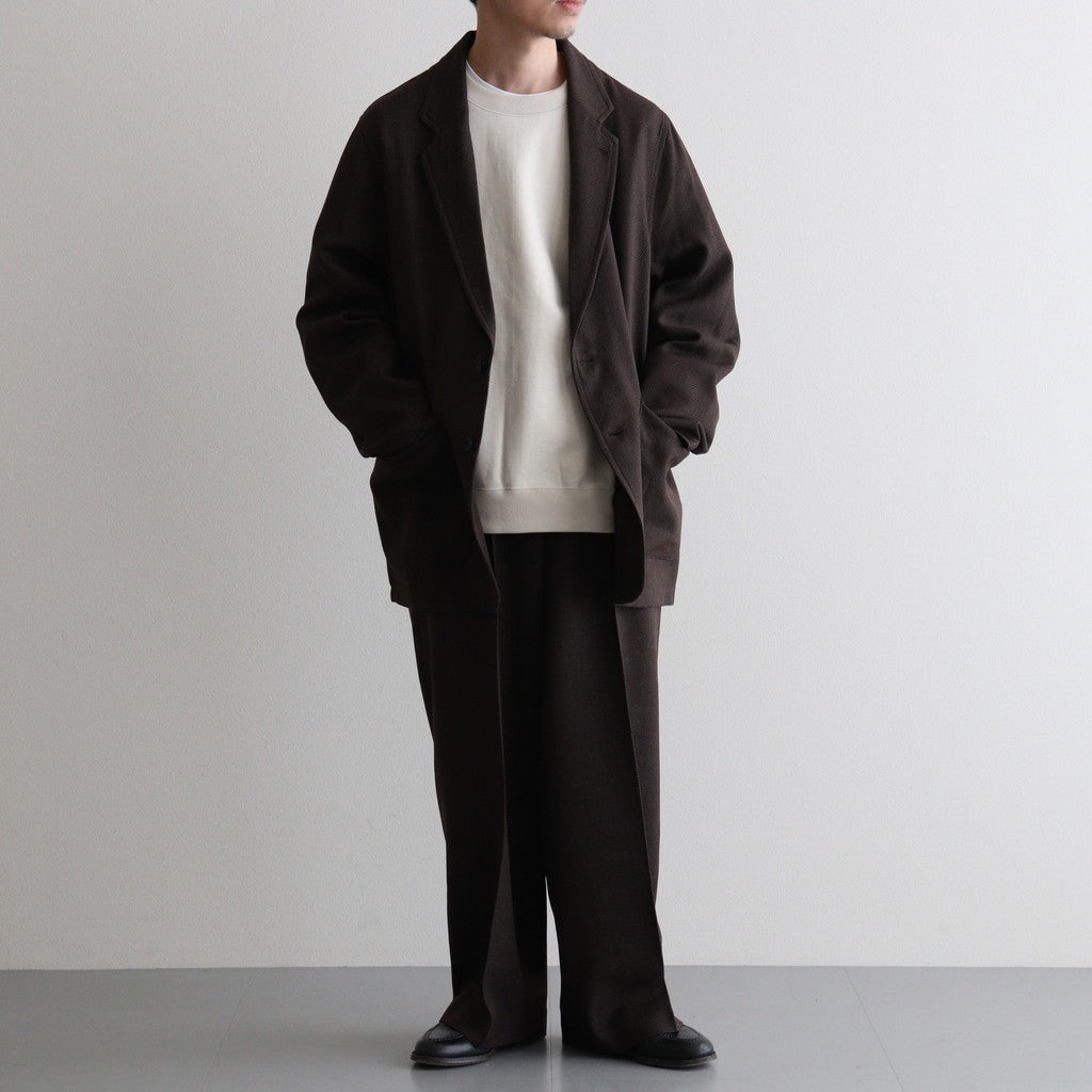STROLL AROUND JACKET #BROWN BIRD’S-EYE [M26C10JK01C]