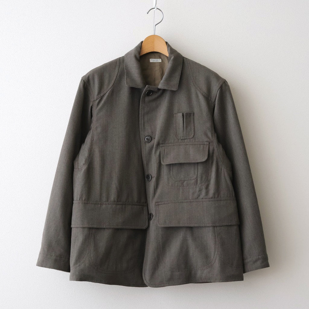 W/CA HUNTING JACKET #B.GRAY [PMAU-OT08]