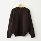 SOLID WOOL SMOOTH CREW NECK #ROSEWOOD [BN-26FM-056]