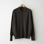BABY WOOL POLO CARDIGAN #BROWN [BN-26FM-040]