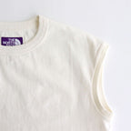 Cotton Jersey Sleeveless Tee #Ivory [N25SH059]