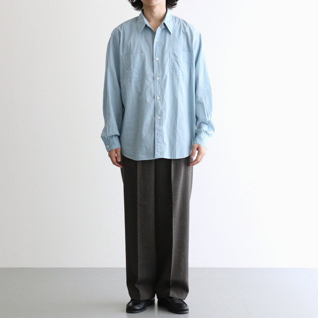 C/L LS WORK SHIRT #CHINA BLUE [PMAV-LS05]