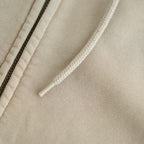 Garment Dyed Field Zip Up Hoodie #Beige [N26FH057]
