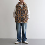 APEROL / アペロル ( リバーシブルフリースベスト ) #BEIGE [DN-0402V3]