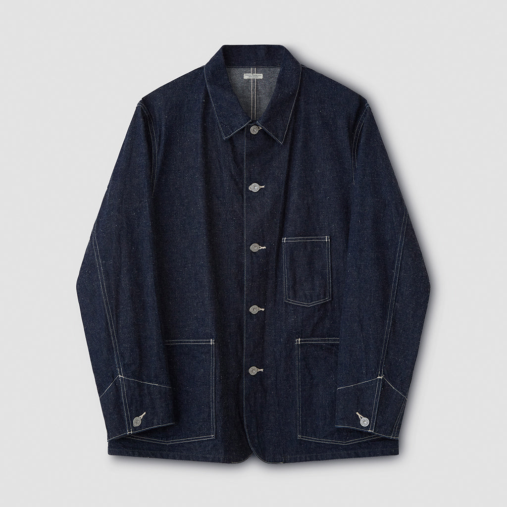 DENIM CHORE JACKET #INDIGO RIGID [PM-OTE30]