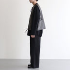 WORK VEST #D.BROWN [V-09-C-COW-4]