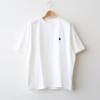 b Patch Tee WIDE #White×Charcoal [bROOTS25S34S26C]