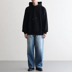 Soft&Hard Sweat Hoodie P/O #Black [bROOTS24F22F25]
