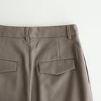 Wool Tuckless Tapered Trousers #BEIGE [NEP-SS2509W]