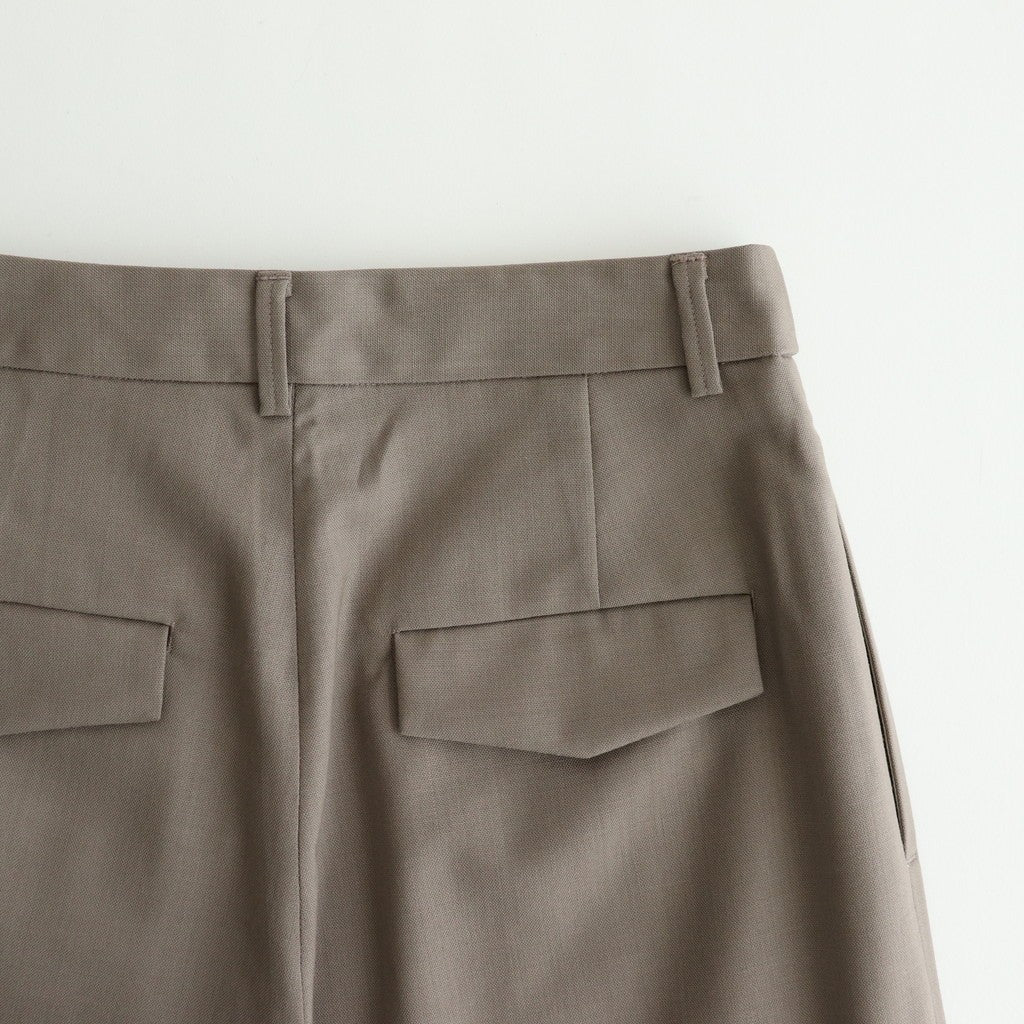 Wool Tuckless Tapered Trousers #BEIGE [NEP-SS2509W]