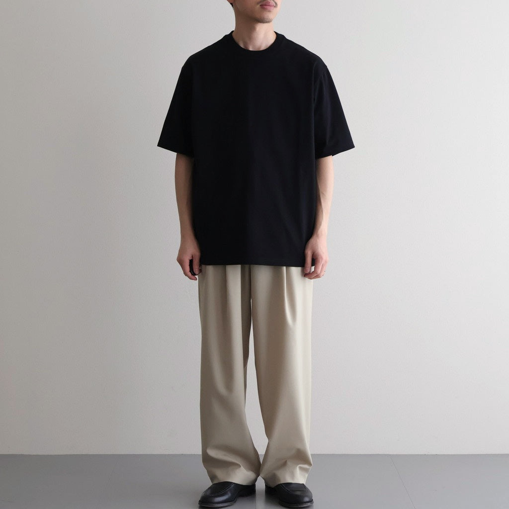 CREW NECK TEE #BLACK [M26A13CS01B]