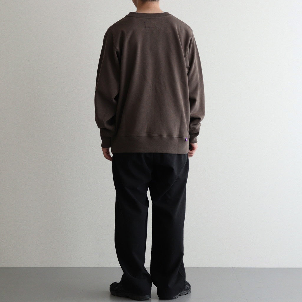 Field Crewneck Sweatshirt #Brown [N24FH060]