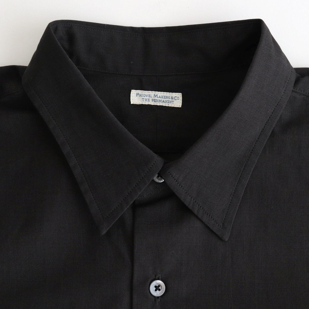 REGULAR COLLAR DRESS SHIRT #CHARCOAL [PM-LS01]