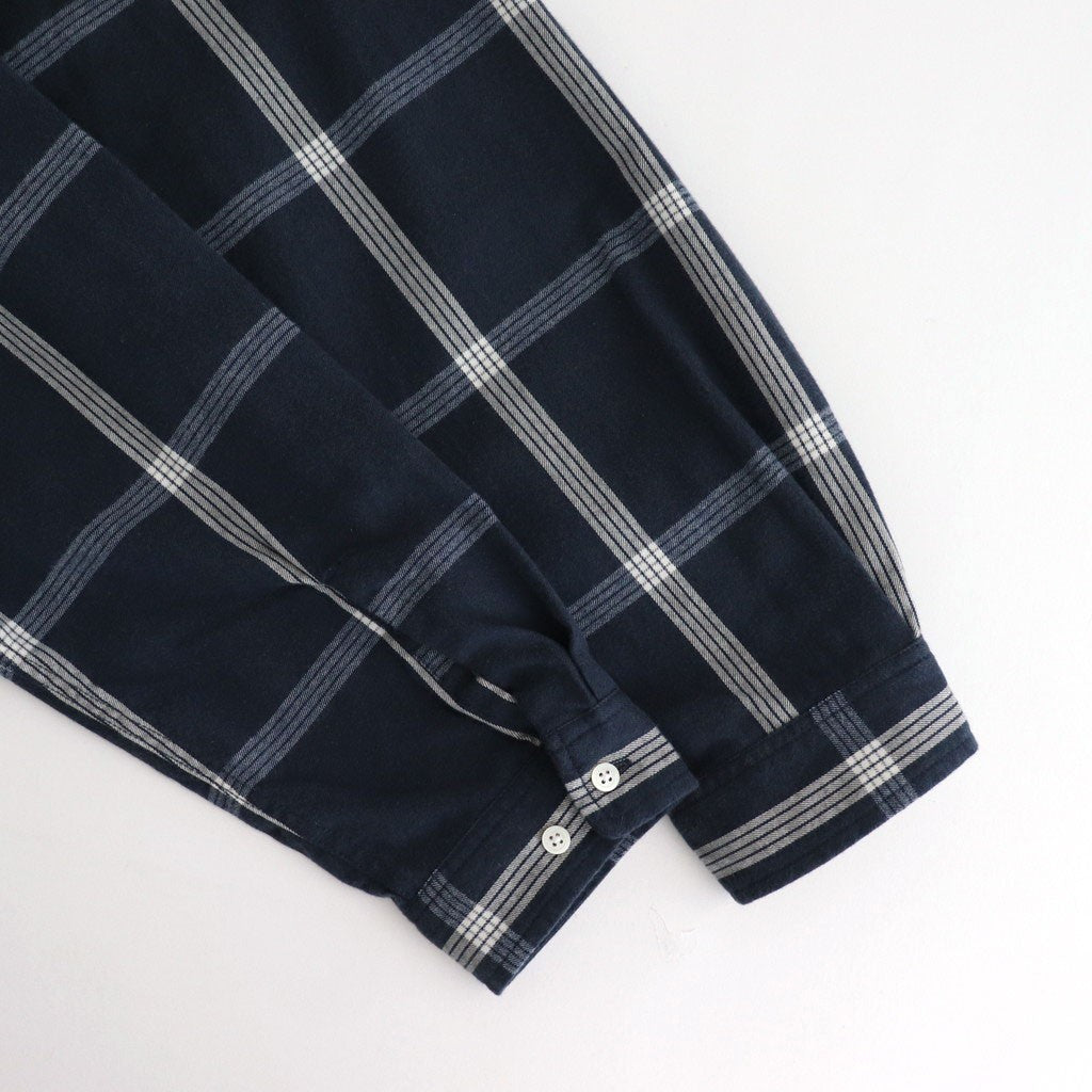 Flannel PALAKA Check Shirt #Navy [S25FG016]