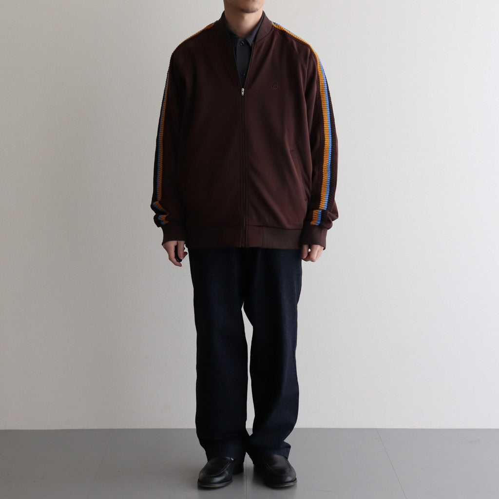 TRACK JACKET JERSEY #D.BROWN [DNS25B02]