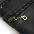 2POCKET SHOULDER BAG #BLACK [BG-37-C-SHEEP-4]