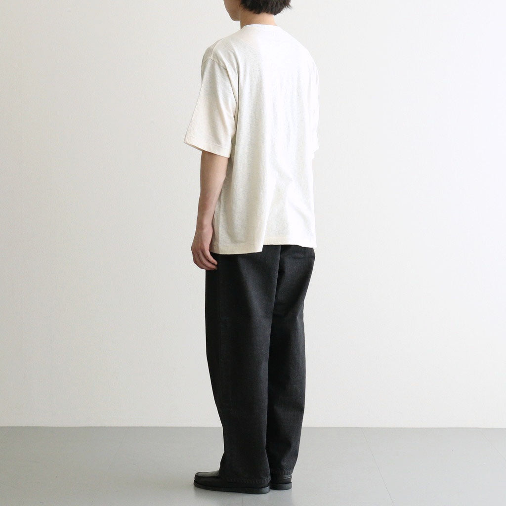 Ni Organic Cotton Denim 5Poket #Black [NEP-SS2607]