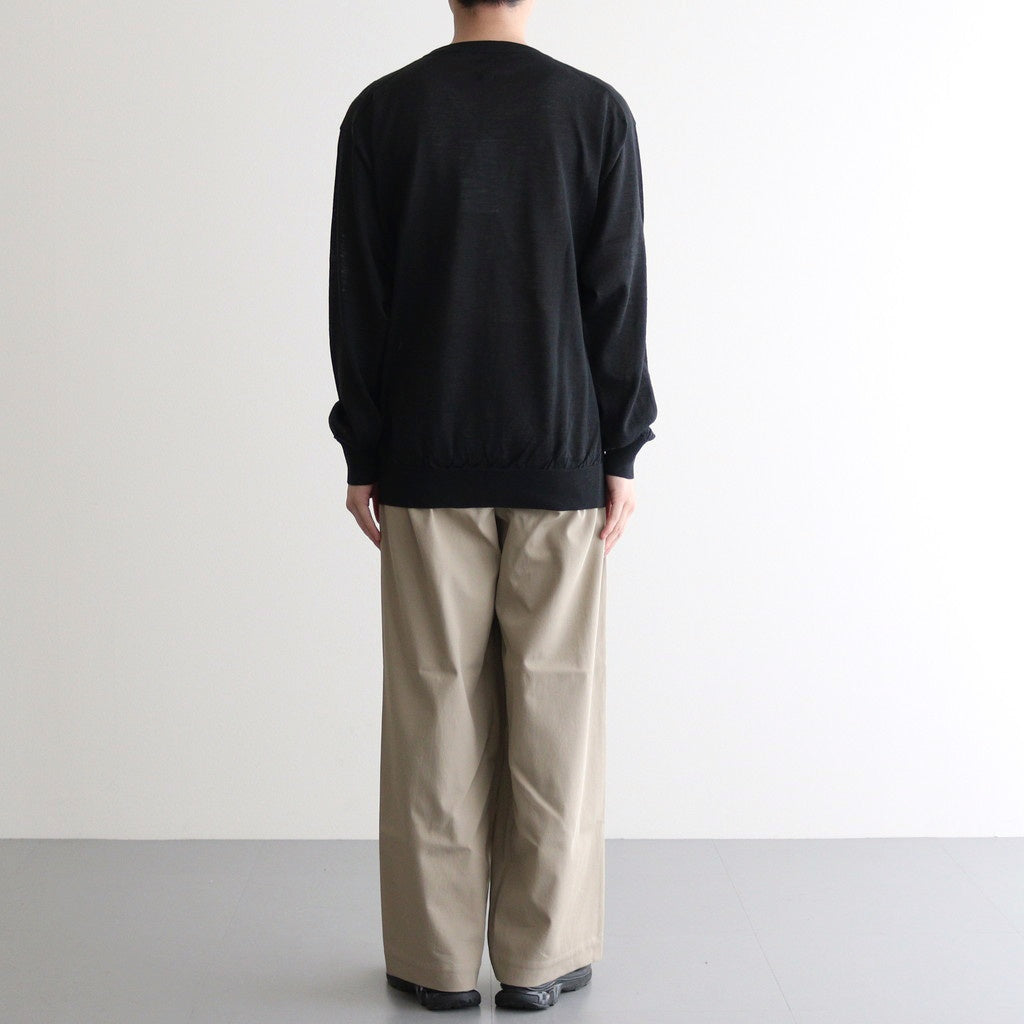 CHOMA CREW NECK #BLACK [BN-25SM-058]
