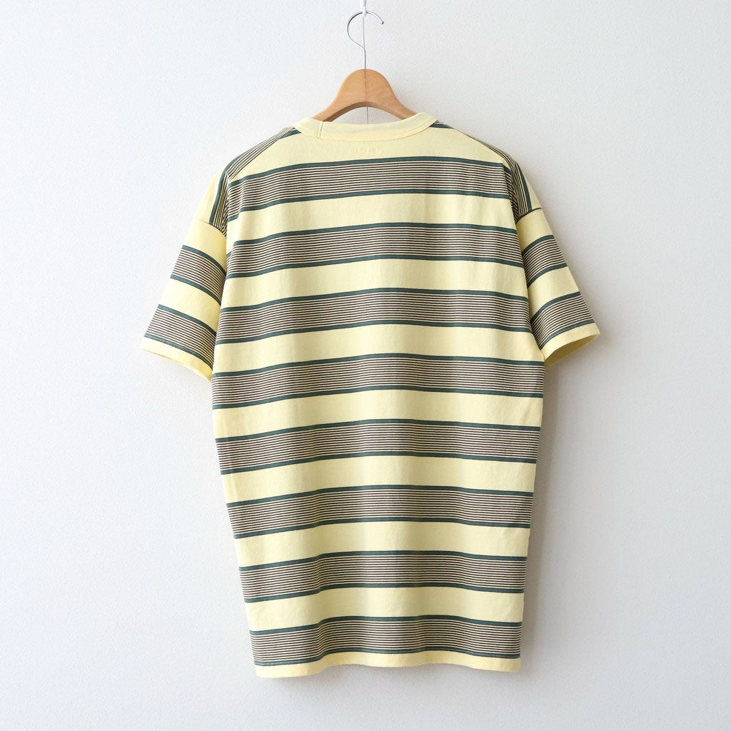 BORDER SS TOP #P.YELLOW x VIRIDIAN [PMAV-CS04]