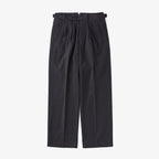 DOUBLE-PLEATED SMARTY TROUSER #ONYX [252OJ-PT08]