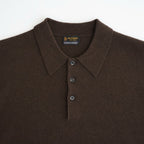 SUNSHINE CASHMERE POLO #BROWN [BN-26FM-059]