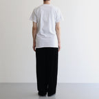 SHORT SLEEVE PRINT-T "swing by" #WHITE [DNA25T02]