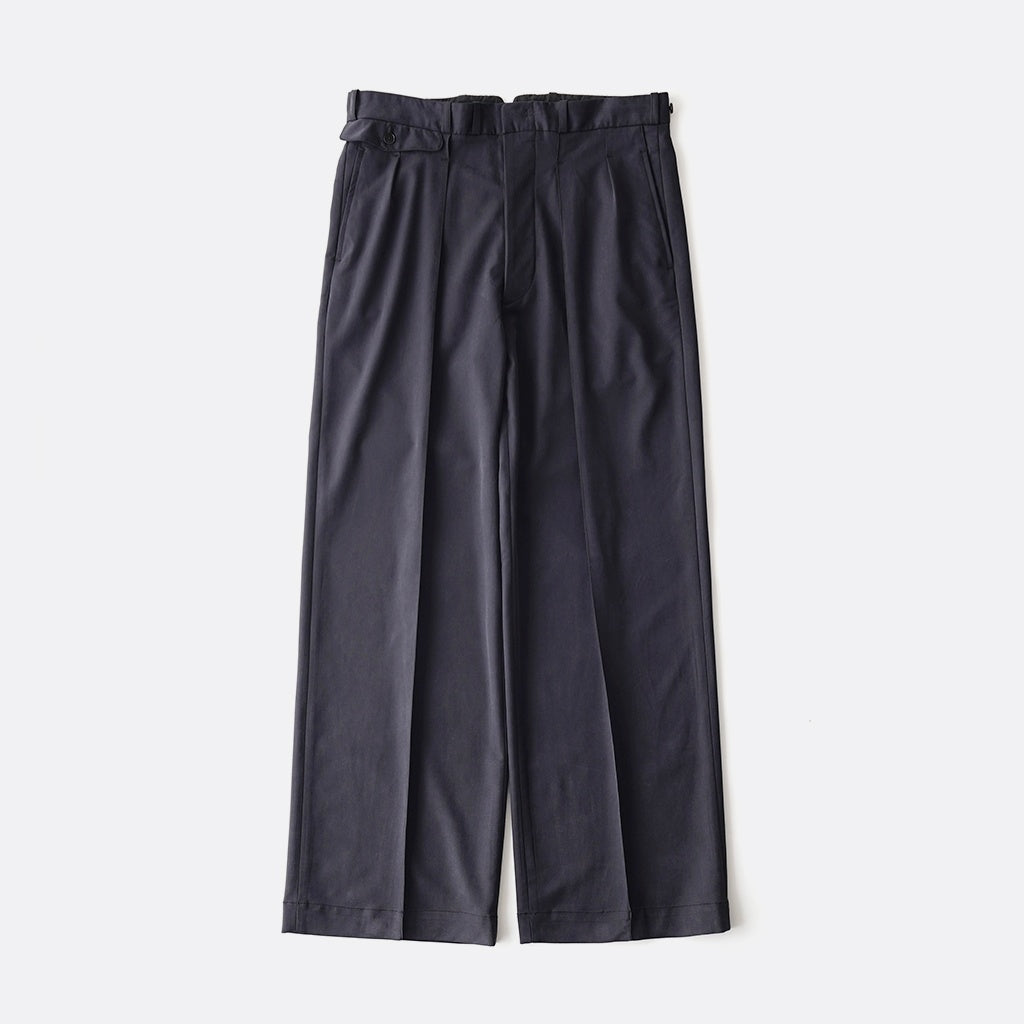 DOUBLE-PLEATED BUGS TROUSER #GRAPHITE [261OJ-PT29]